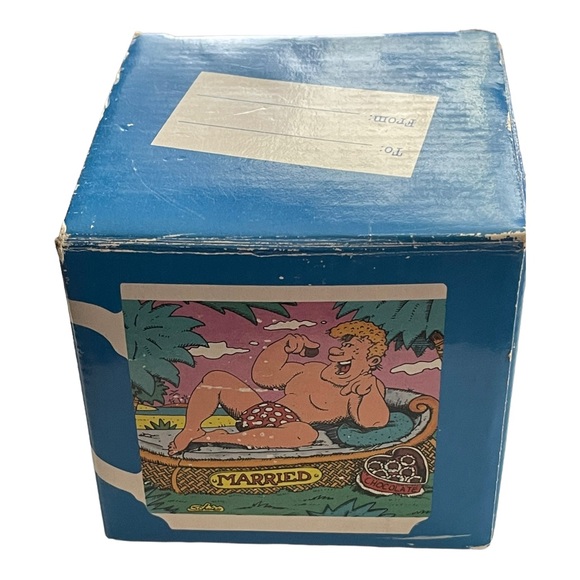 Carlton Cards Script Married Coffee Mug Cup Drink Gag Gift Funny Boxed - Picture 6 of 10